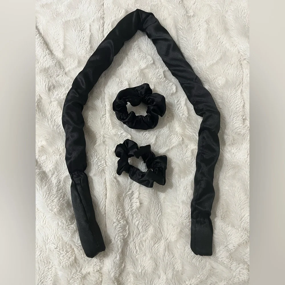 Heatless Hair Curler Set - Black Hair Accessory Set